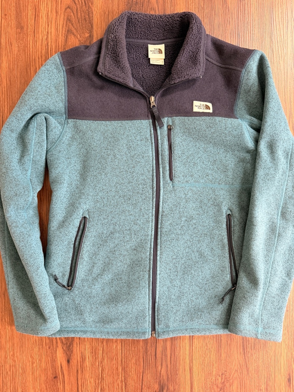 The North Face Men's Blue Zip-up Fleece Jacket